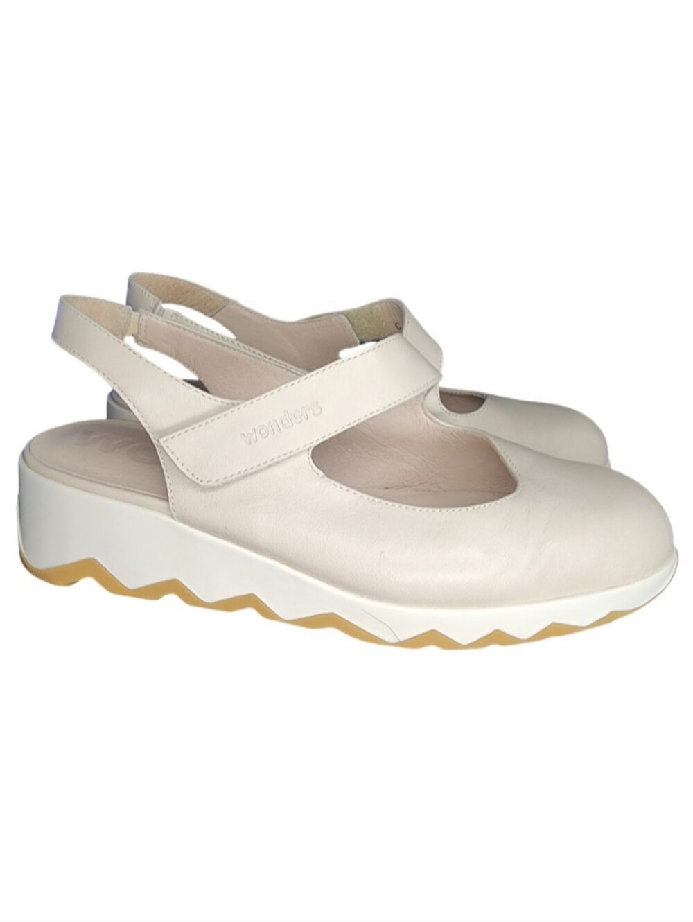 Wonders Slingback Sandals, Womens 37 EU (6.5-7 US)